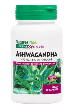 Natures Plus Ashwagandha Ext 450mg Vcaps 60's